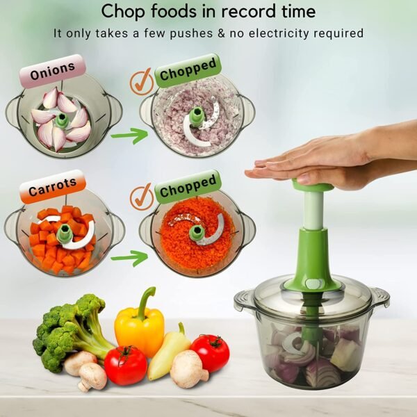 Hand Press Food Chopper - Image 3