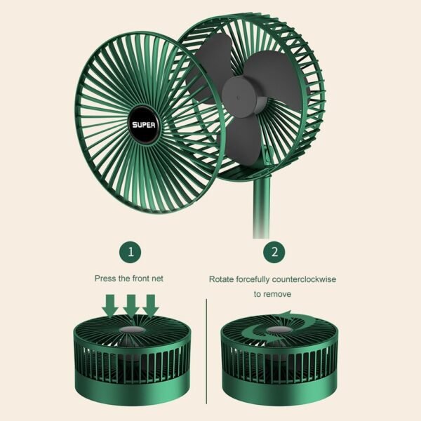 Folding Desktop Fan - Image 2